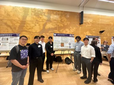 EE478 Sp26 MiniDICE team at ECE ENGINE showcase